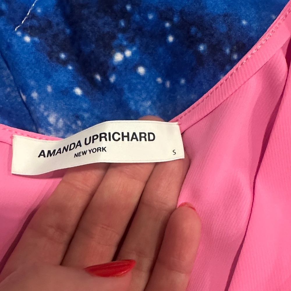 Amanda Uprichard pink blouse bodysuit Small 🩷 - Picture 3 of 8